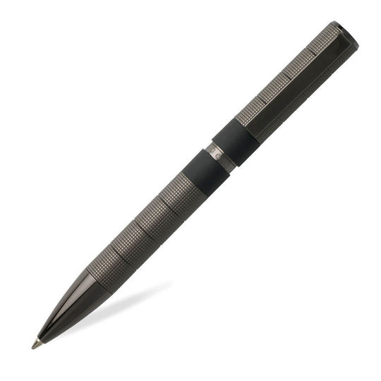 Hugo Boss Barrel Ball Pen, Grey