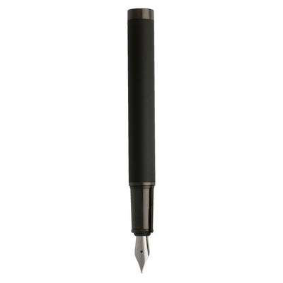 Hugo Boss Column Fountain Pen Black - Steel Nib 3