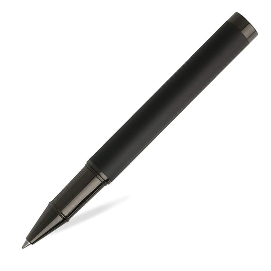 Hugo Boss Column Roller Ball Pen, Matte Black