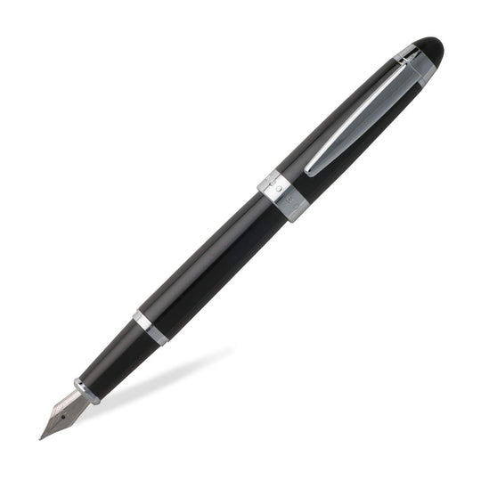 Hugo Boss Icon Fountain Pen, Black - Steel Nib