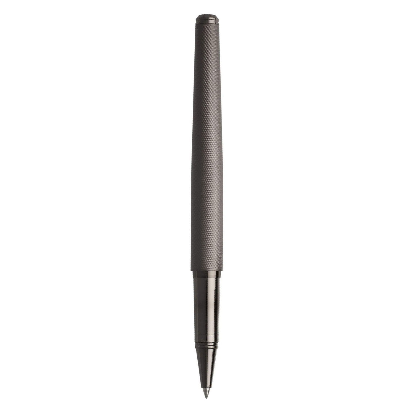 Hugo Boss Sash Diamond Pattern Roller Ball Pen Textured Black 3