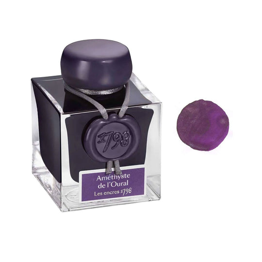 J. Herbin 1798 Anniversary Ink Bottle, Amethyste De L'Oural - 50ml