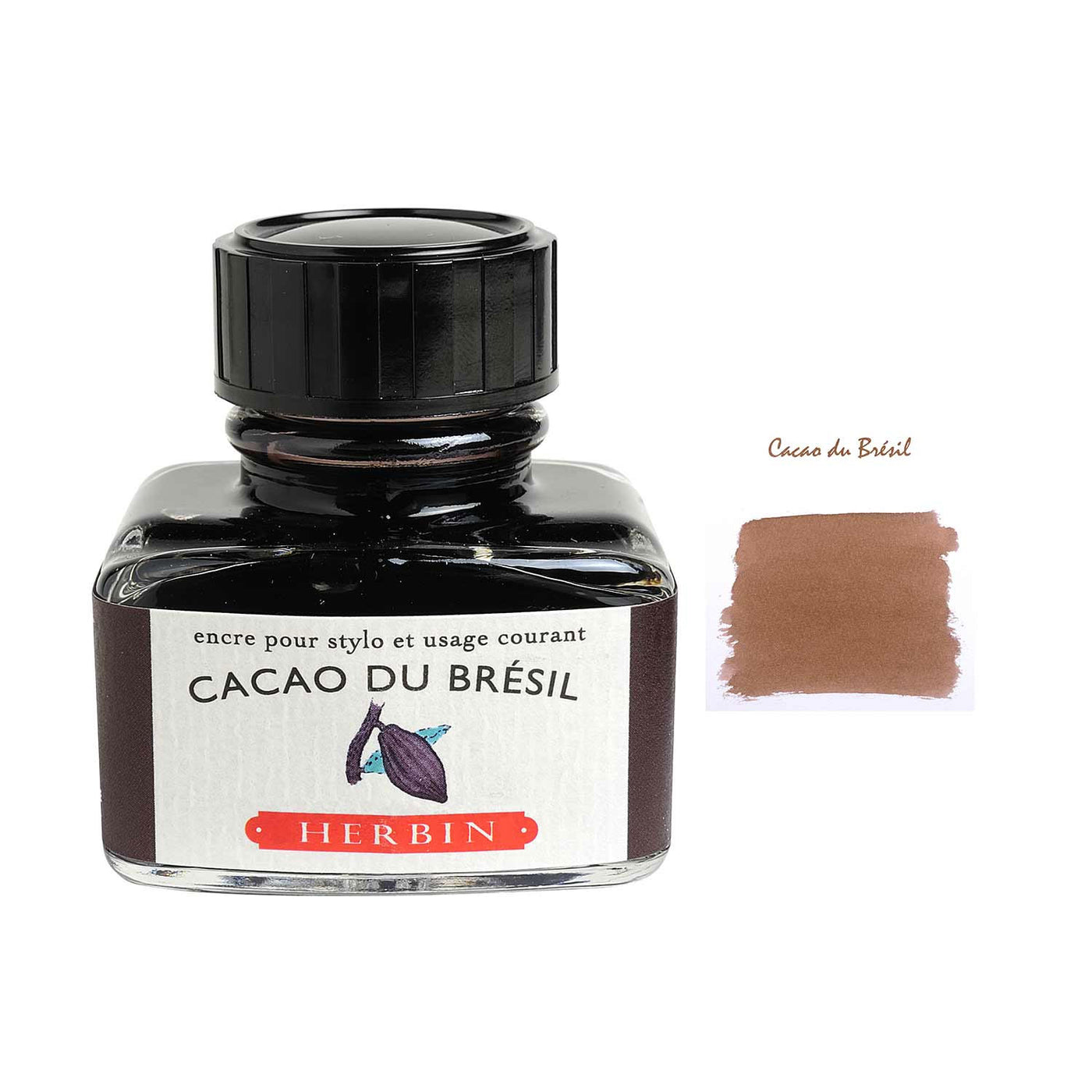 J Herbin "D" Series Ink Botle Cacao Du Bresil (Cocoa Brown) - 30ml 1