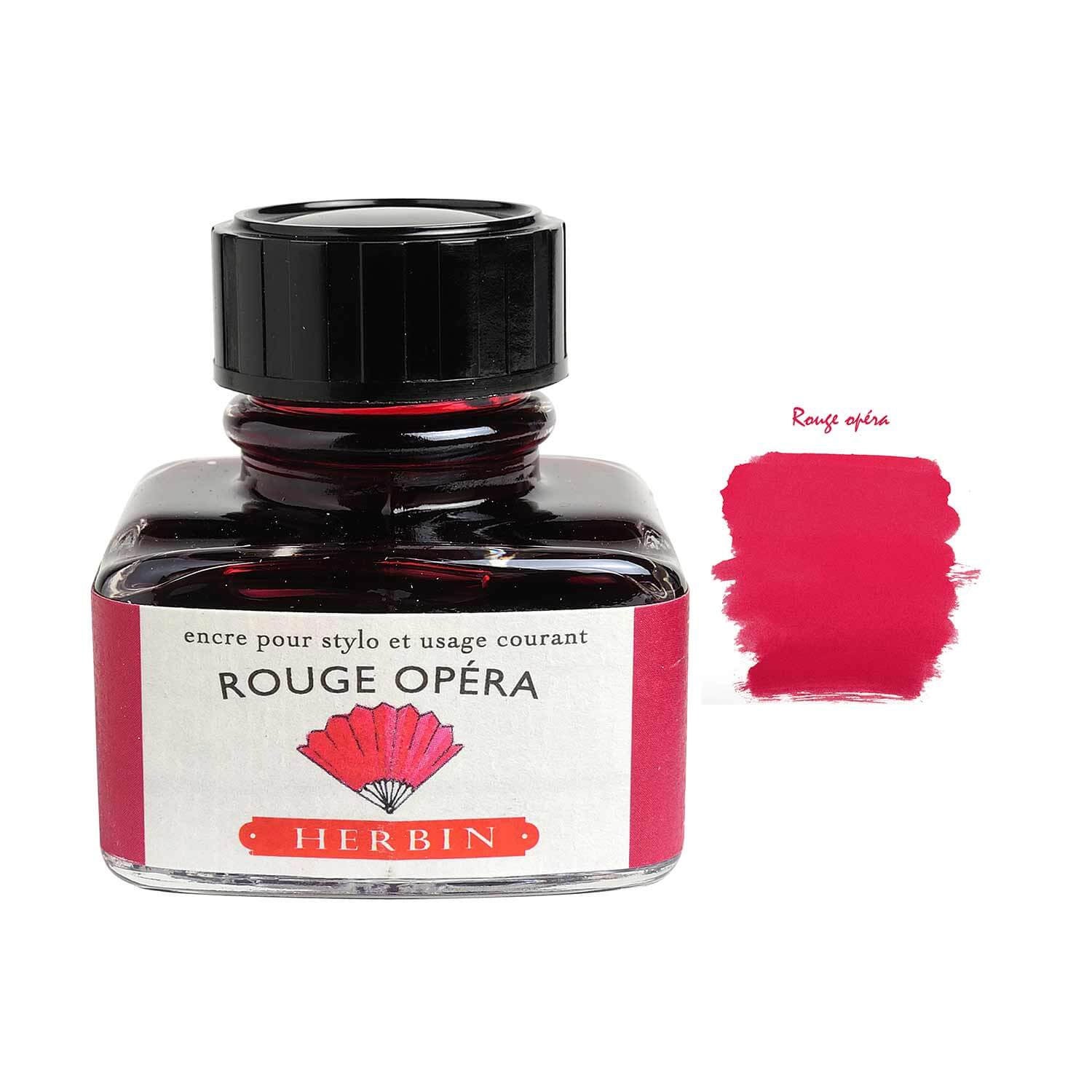 J. Herbin Rouge Opera Ink Bottle - 30ml – Makoba
