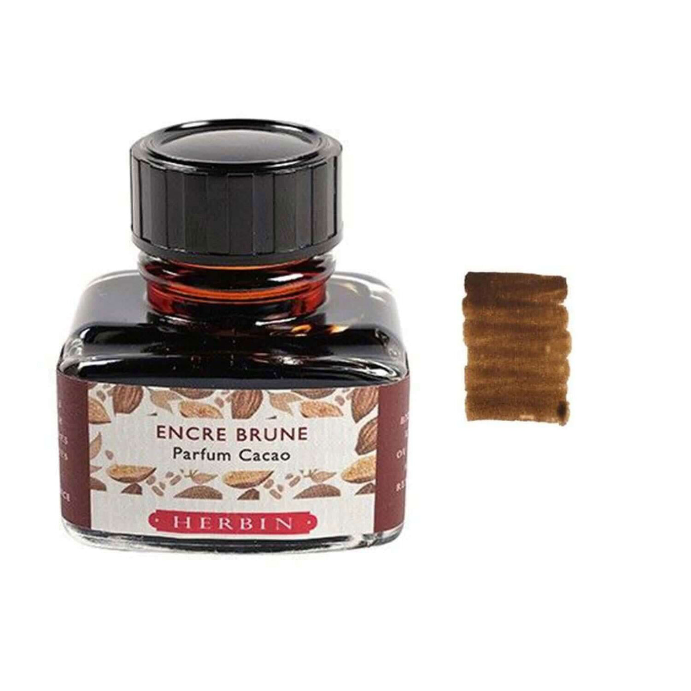 J Herbin Encre Scented Ink Bottle Brune (Brown) - 30ml 2