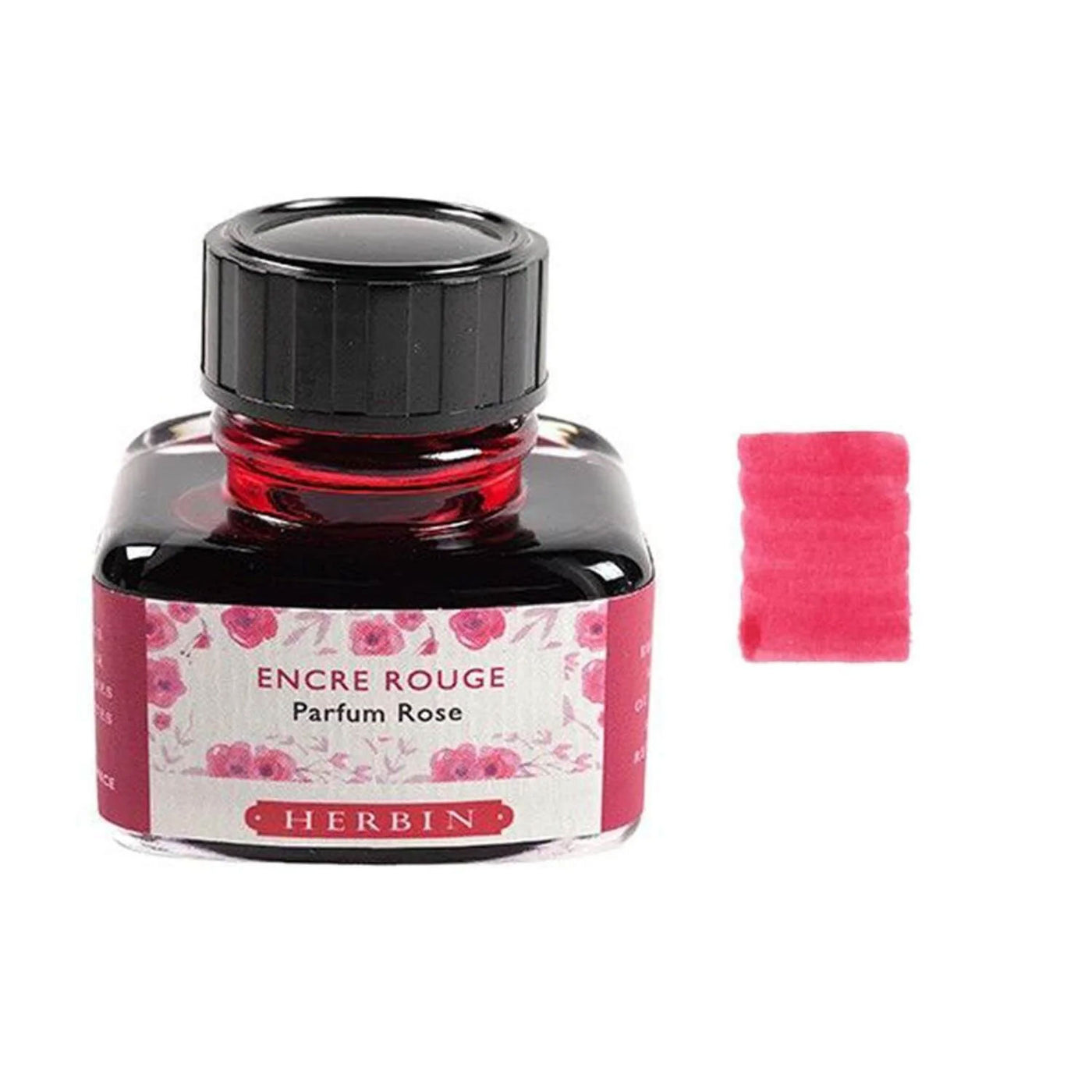 J Herbin Encre Scented Ink Bottle Rouge (Rose)- 30ml 2