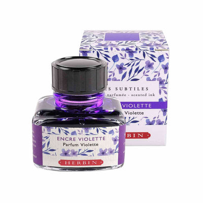 J Herbin Encre Scented Ink Bottle Violette (Purple)- 30ml 1