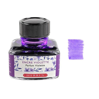 J Herbin Encre Scented Ink Bottle Violette (Purple)- 30ml 2