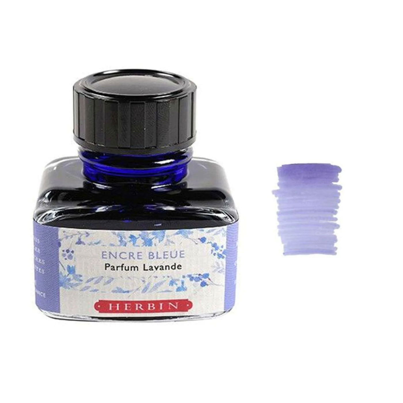 J Herbin Encre Scented Ink Bottle Bleue (Lavender Blue) - 30ml 2