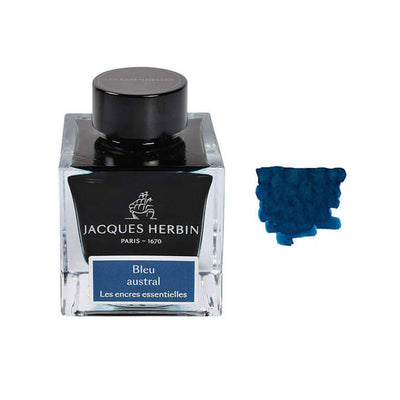 J Herbin Essentielles Ink Bottle Bleu Austral (Blue) - 50ml