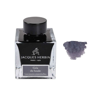 J Herbin Essentielles Ink Bottle Gris De Houle (Dark Grey) - 50ml