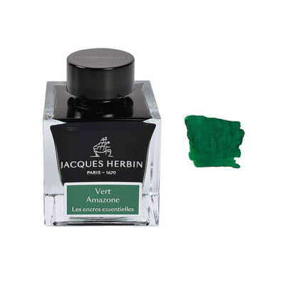 J Herbin Essentielles Ink Bottle Vert Amazone (Green) - 50ml
