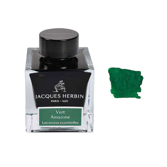 J. Herbin Essentielles Ink Bottle, Vert Amazone - 50ml