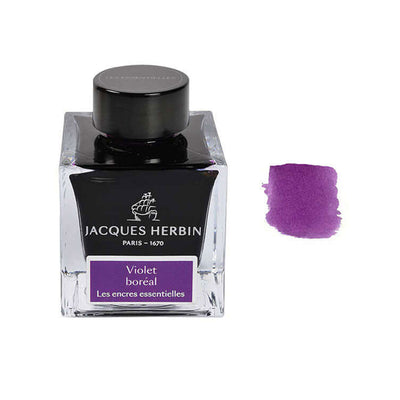J Herbin Essentielles Ink Bottle Violet Boreal (Dark Purple) - 50ml