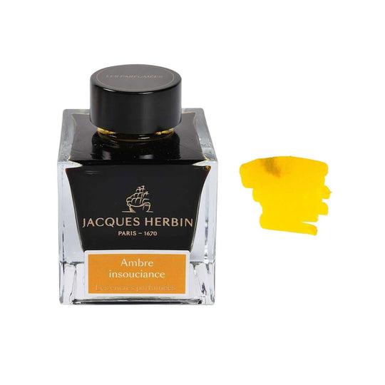 J. Herbin Scented Ambre Insouciance Ink Bottle, Amber - 50ml