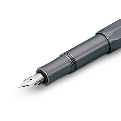 Kaweco AL Sport Fountain Pen with Optional Clip - Anthracite 2