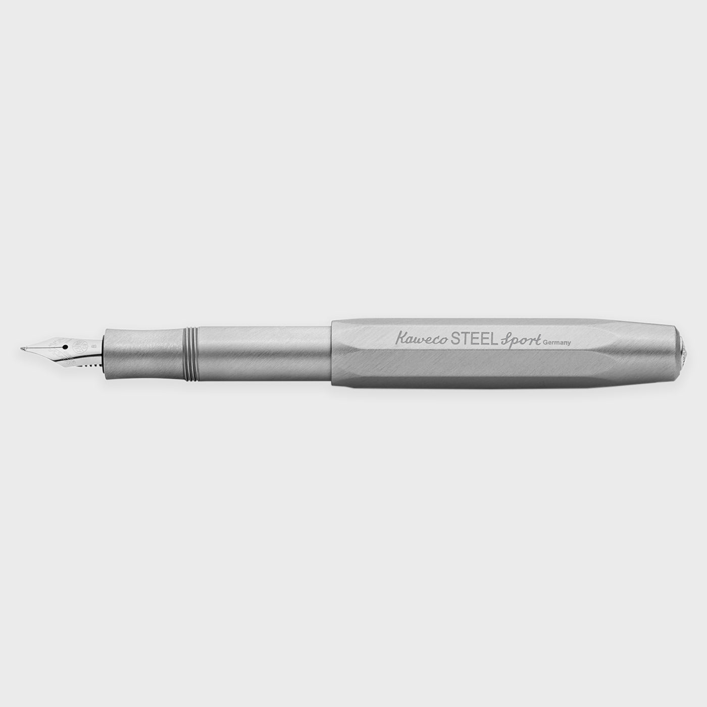 Kaweco AL Sport Fountain Pen with Optional Clip - Silver 5