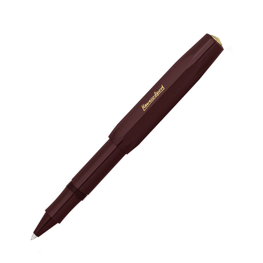 Kaweco Classic Sport Roller Ball Pen with Optional Clip - Bordeaux