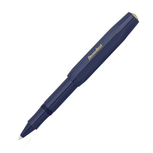 Kaweco Classic Sport Roller Ball Pen with Optional Clip - Navy