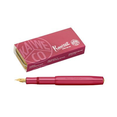 Kaweco Collection Fountain Pen with Optional Clip - Ruby (Special Edition) 6