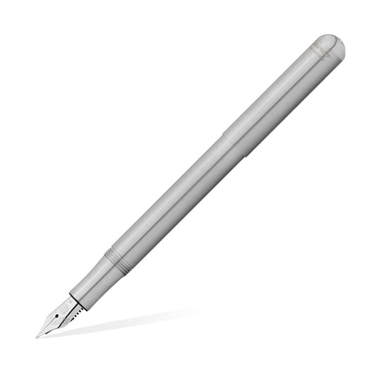 Kaweco Liliput Fountain Pen with Optional Clip - Silver