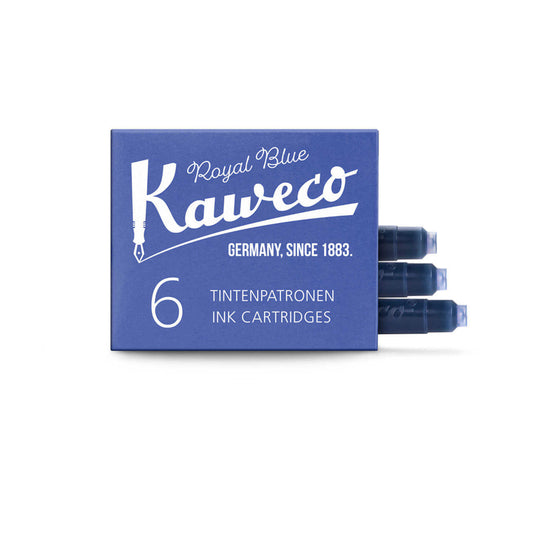 Kaweco Small Ink Cartridges, Royal Blue - Pack Of 6