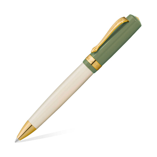Kaweco Student Ball Pen,60'S Swing (Ivory Olive Green)