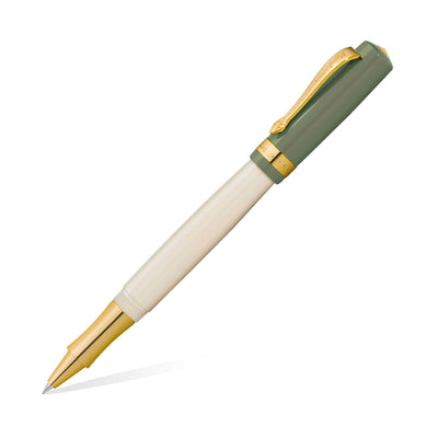 Kaweco Student Roller Ball Pen, 60'S Swing (Ivory Olive Green)