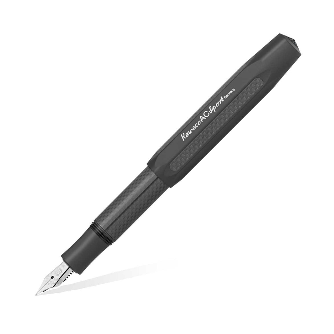 Kaweco AC Sport Fountain Pen with Optional Clip - Black 1