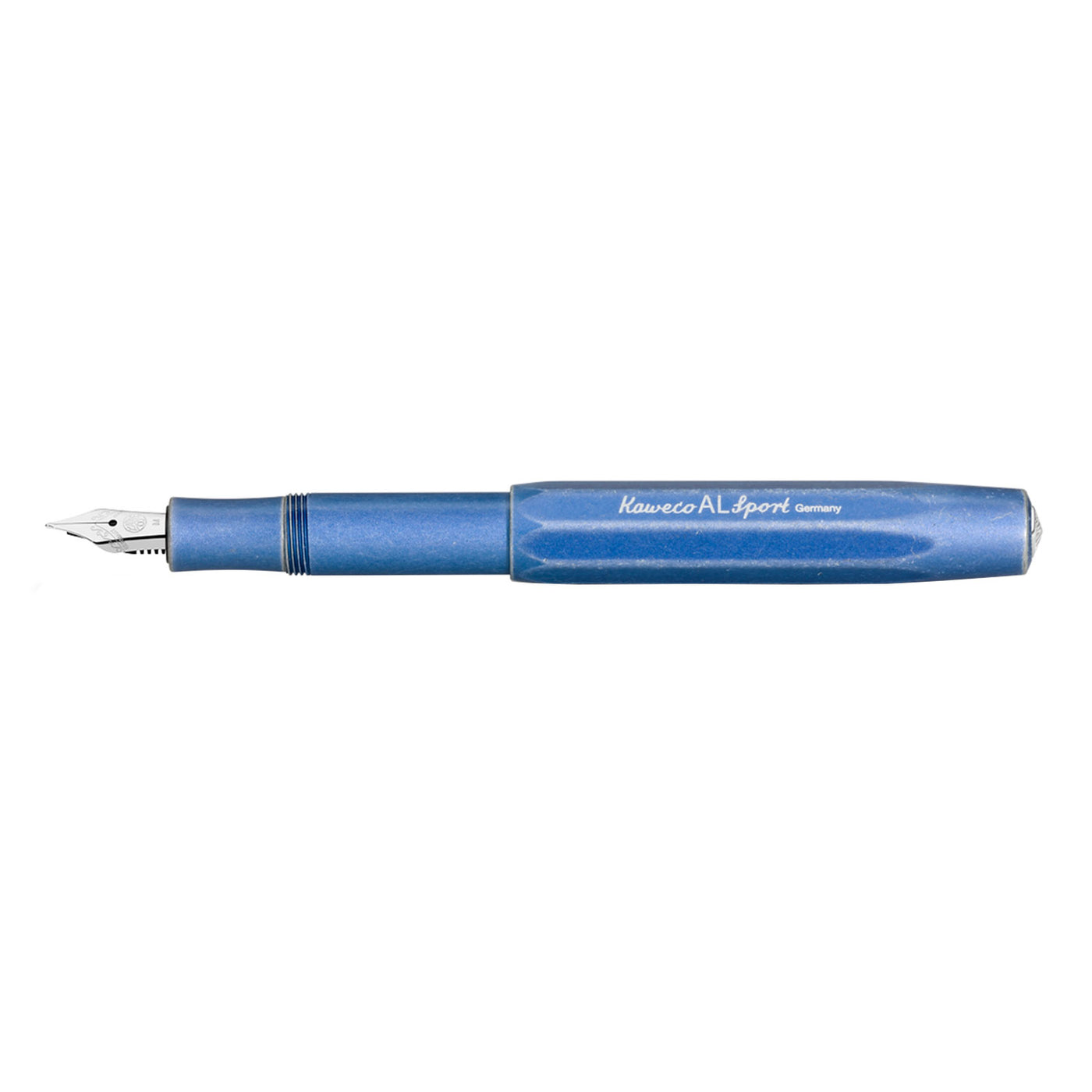 Kaweco AL Sport Fountain Pen with Optional Clip - Stonewashed Blue 3