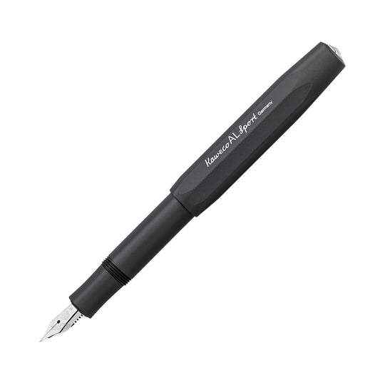 Kaweco AL Sport Fountain Pen with Optional Clip - Black