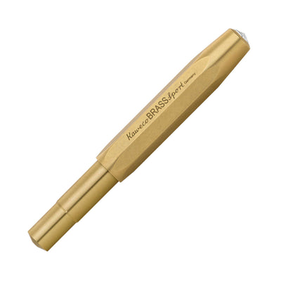 Kaweco Brass Sport Fountain Pen with Optional Clip - Brass 2