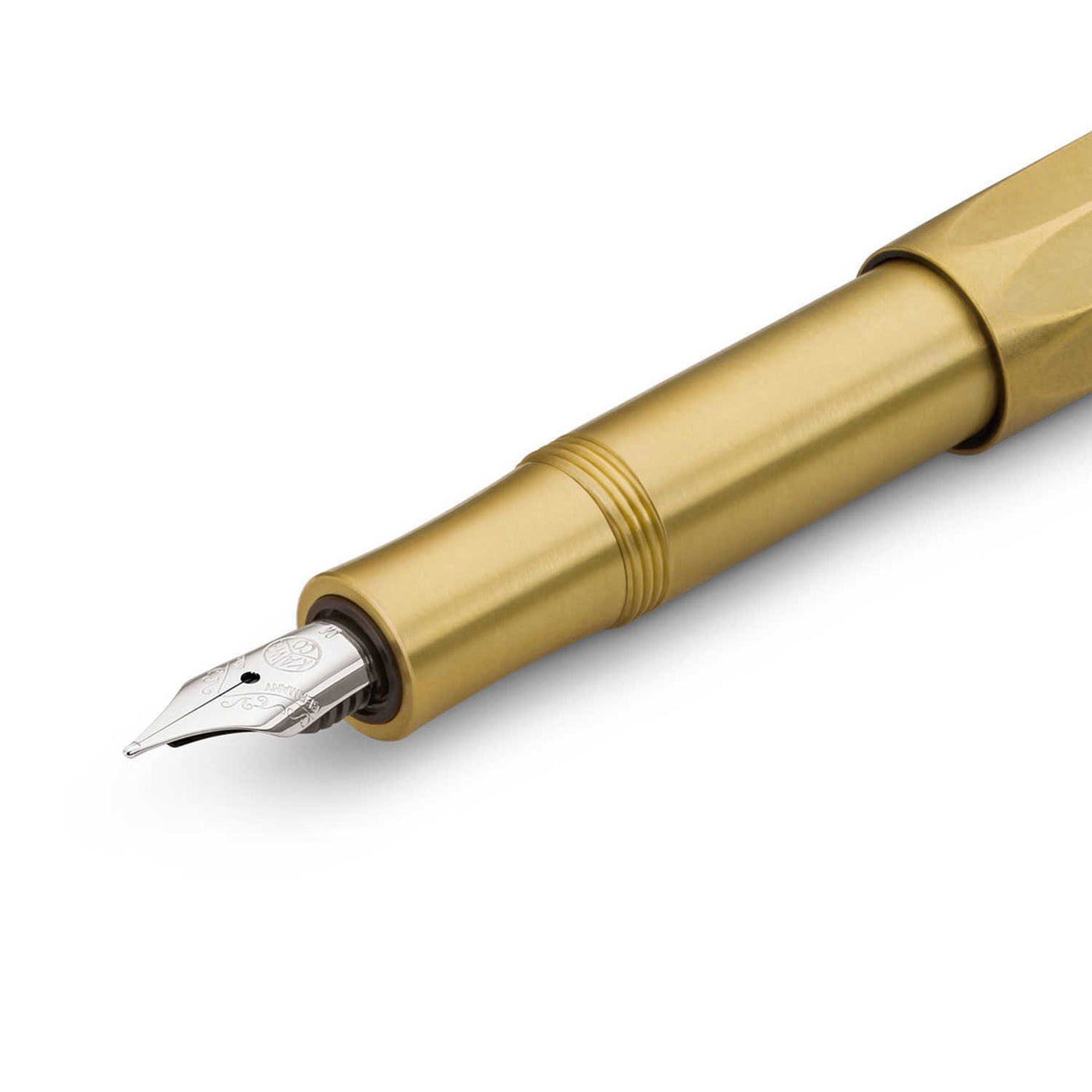 Kaweco Brass Sport Fountain Pen with Optional Clip - Brass 3