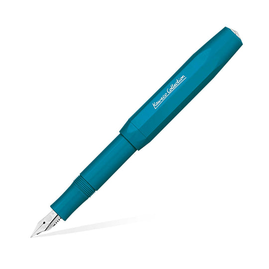 Kaweco Collection Fountain Pen with Optional Clip - Cyan (Special Edition)