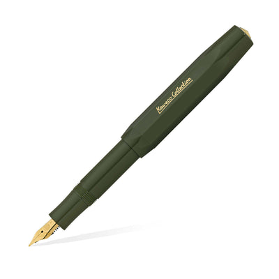 Kaweco Collection Fountain Pen with Optional Clip - Dark Olive (Special Edition) 1