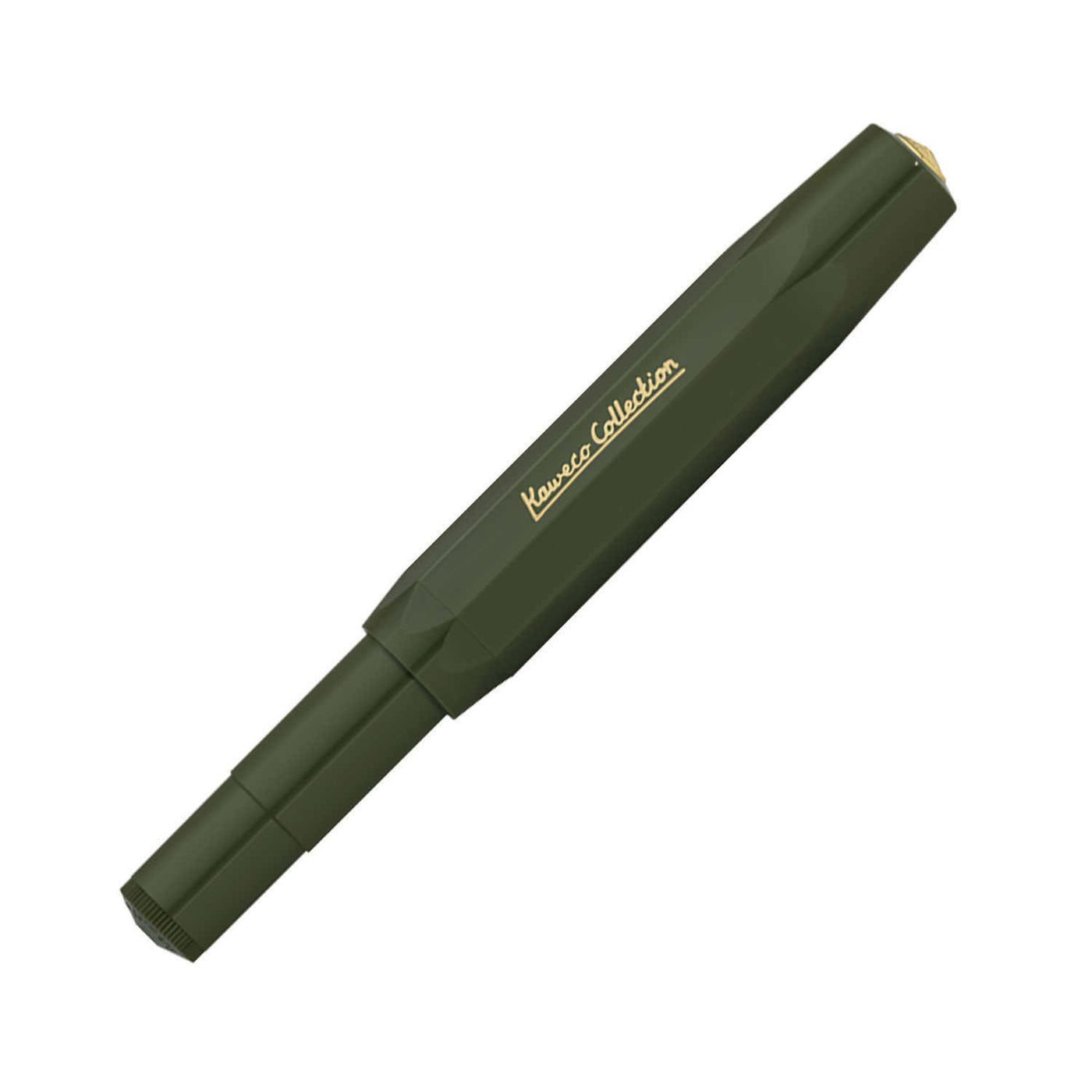 Kaweco Collection Fountain Pen with Optional Clip - Dark Olive (Special Edition) 2