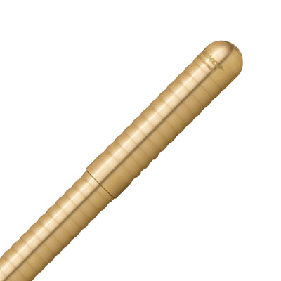 Kaweco Liliput Fountain Pen with Optional Clip - Eco Brass Wave 3