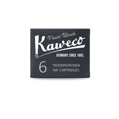 Kaweco Small Ink Cartridges Pearl Black - Pack Of 6 2