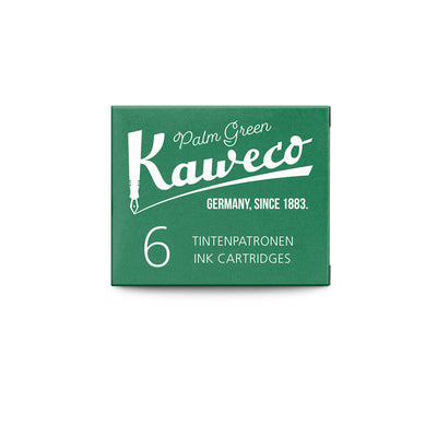 Kaweco Small Ink Cartridges Palm Green - Pack Of 6 2