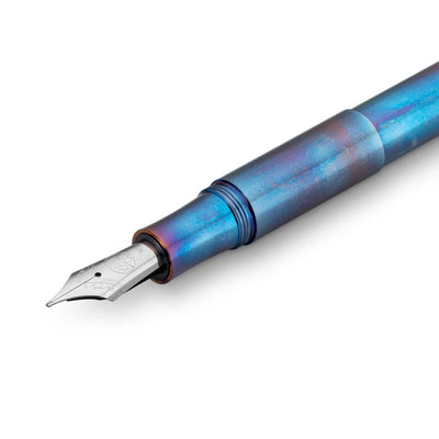 Kaweco Supra Fountain Pen with Optional Clip - Fire Blue 3