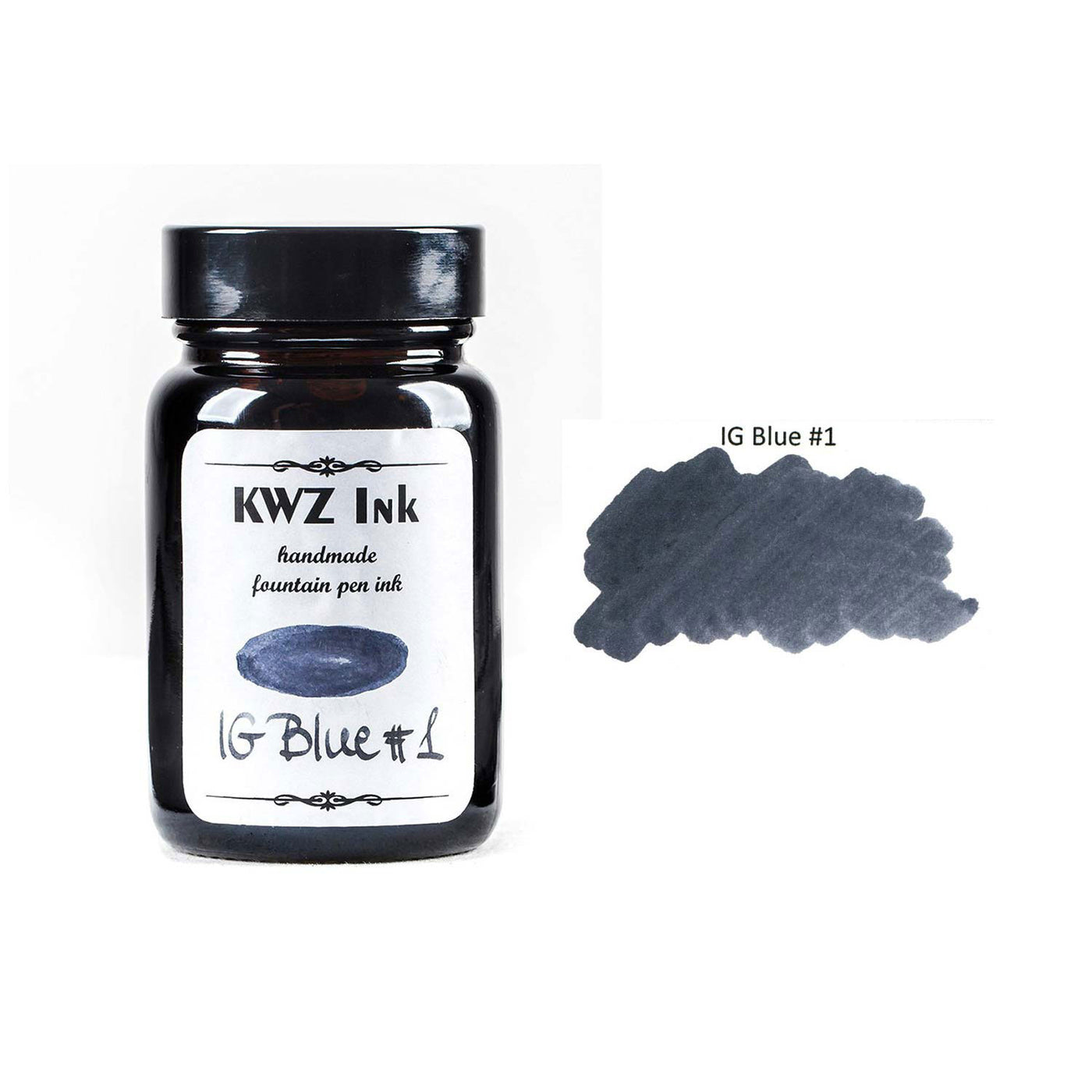 KWZ Iron Gall Blue #1 Ink Bottle - 60ml