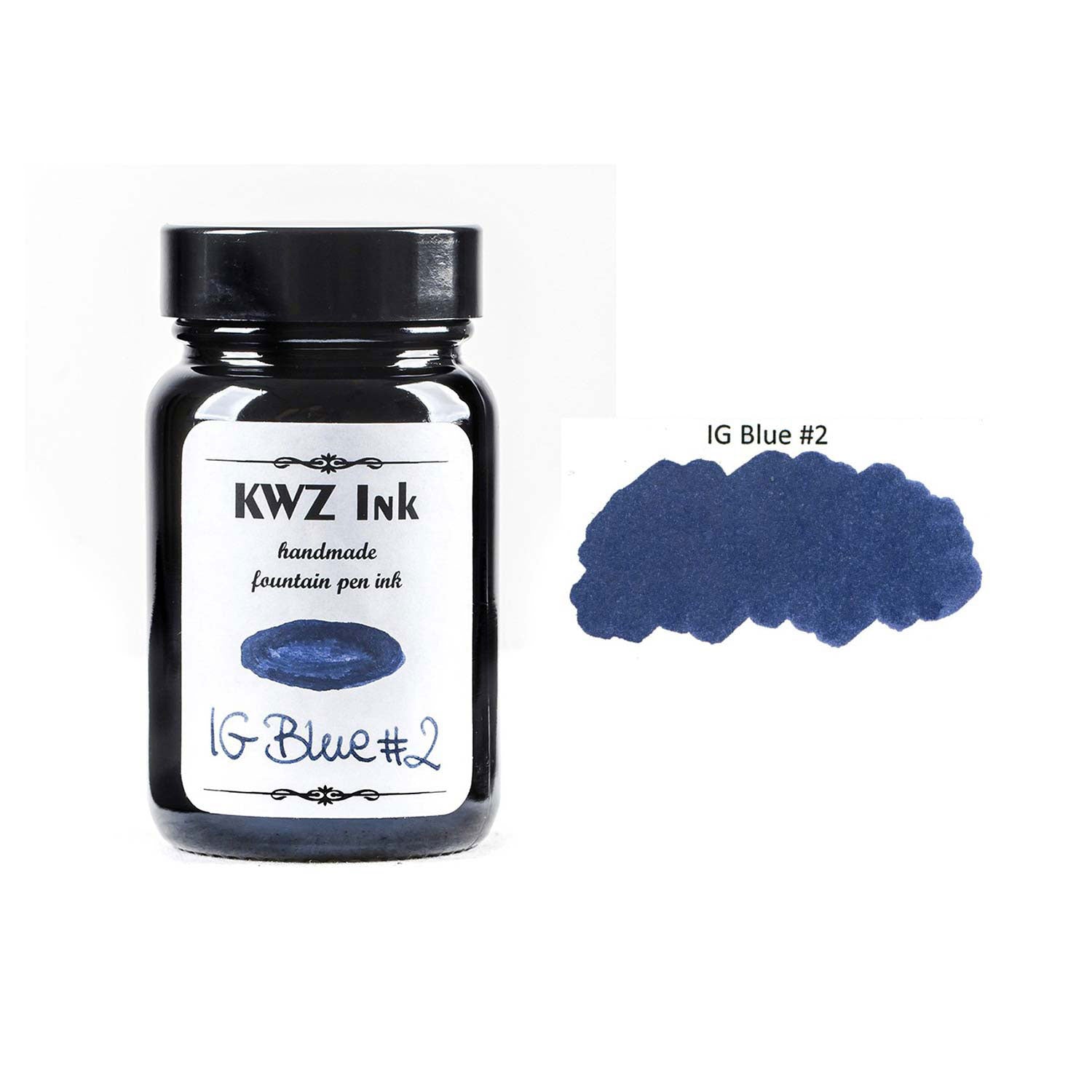 Buy KWZ Iron Gall Blue #2 Ink | KWZ Iron Gall Inks Online | Makoba