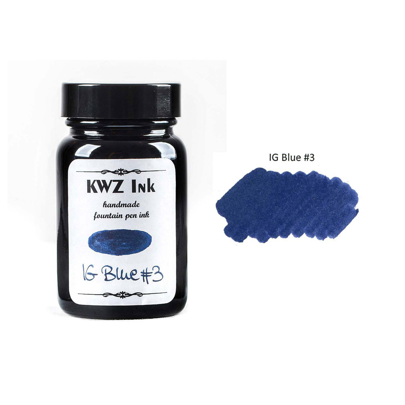 KWZ Iron Gall Blue #3 Ink Bottle - 60ml 1