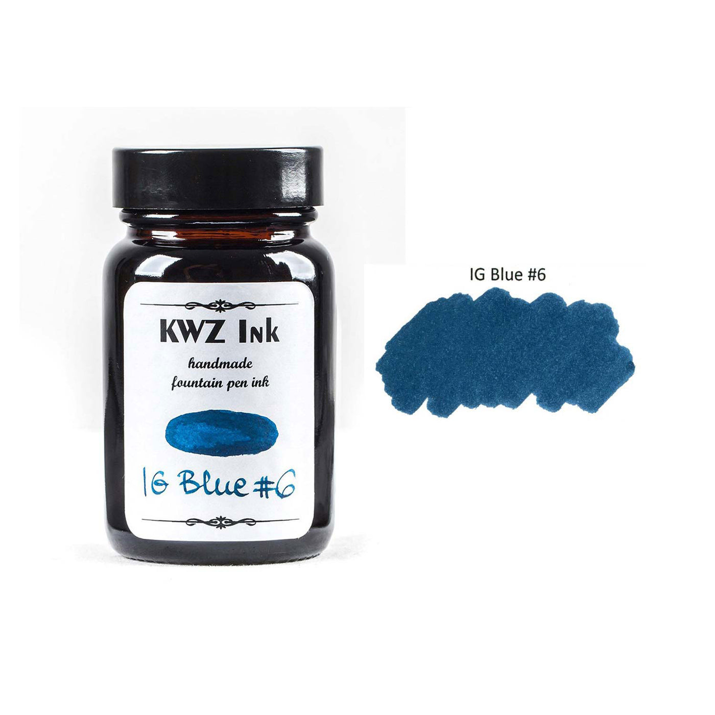 KWZ Iron Gall Blue #6 Ink Bottle - 60ml