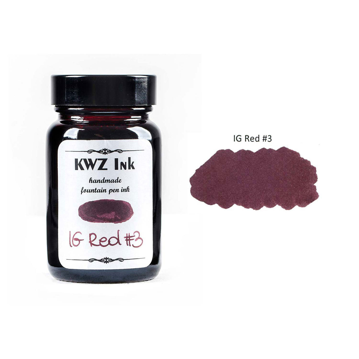 KWZ Iron Gall Red #3 Ink Bottle - 60ml
