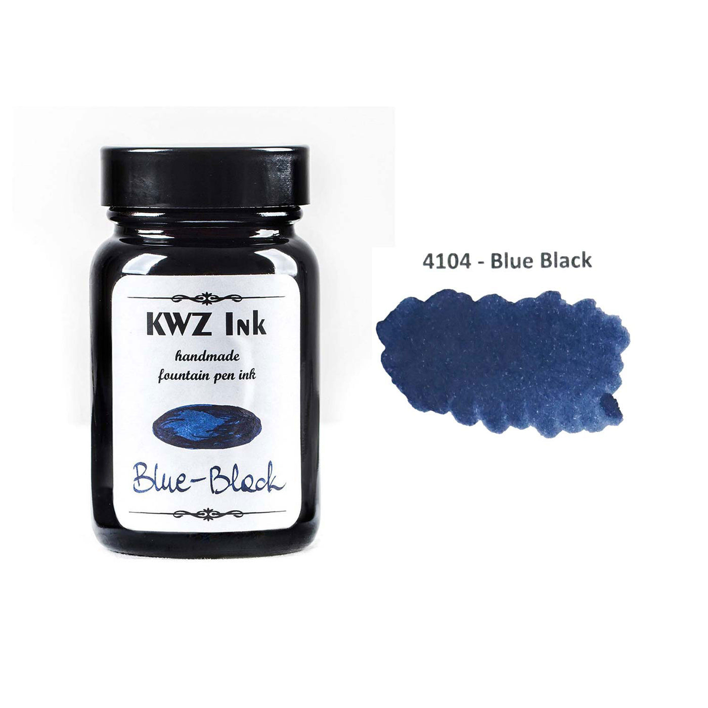KWZ Standard Blue Black Ink Bottle - 60ml