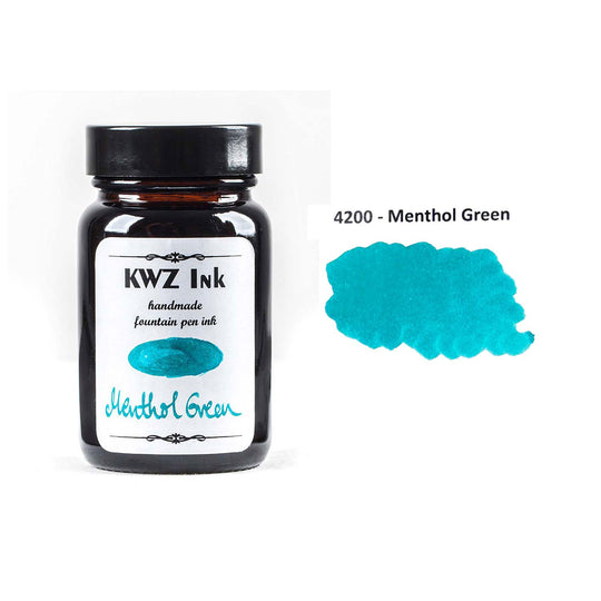 KWZ Standard Menthol Green Ink Bottle, Turquoise - 60ml