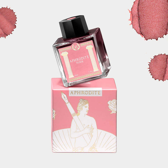 Laban Greek Mythology Ink Bottle, Aphrodite Pink - 50ml