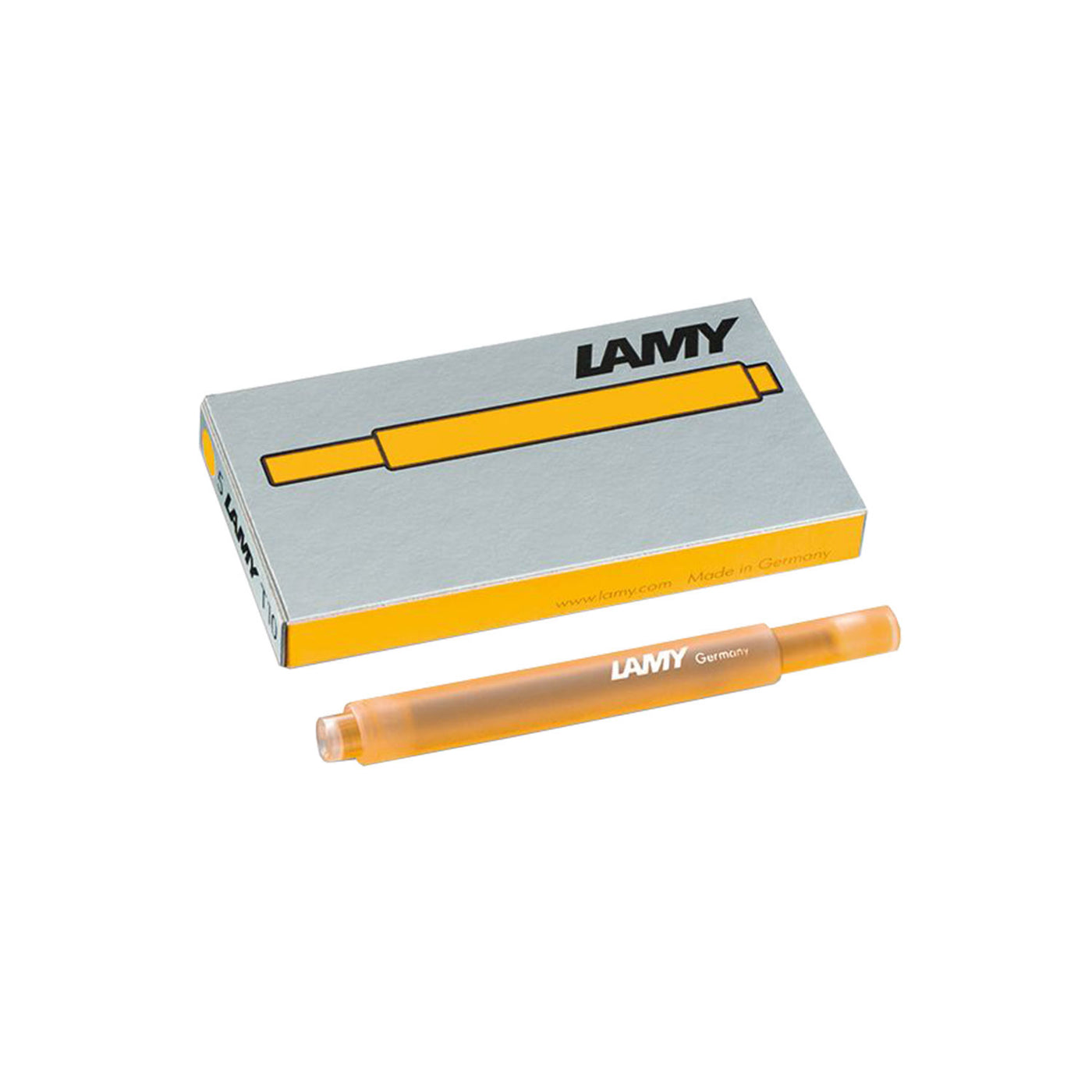 Lamy T10 Ink Cartridges Mango Yellow - Pack Of 5 