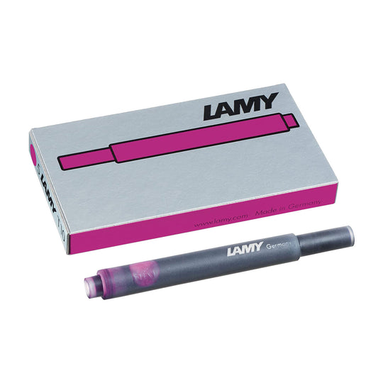 Lamy T10 Ink Cartridges, Pink - Pack Of 5